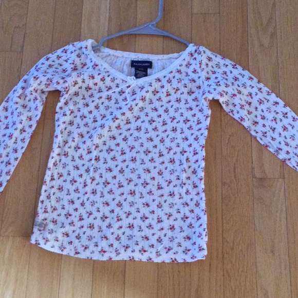 White Rose Ribbed Top - Picture 2 of 4